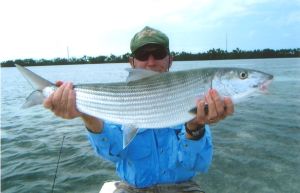 Chuck Sheley Largest Bonefish Ever Caught On Skiff Of Guide Dustin Huff 