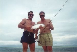 A Boot Key bonefish caught in June 1995 Guide Dustin Huff