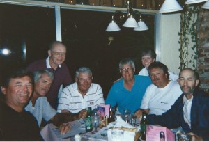 Dinner at Key Colony Inn with Frank Catchpole, Steve Huff, Ron Souder, Lee Mitchell, Sherry Walls, Rich Mealy, and Ralph Walls!